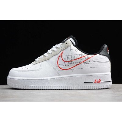 Nike Air Force 1 Low Beyaz / Siyah Kaykay Ayakkabı Türkiye - JJWQGBUW